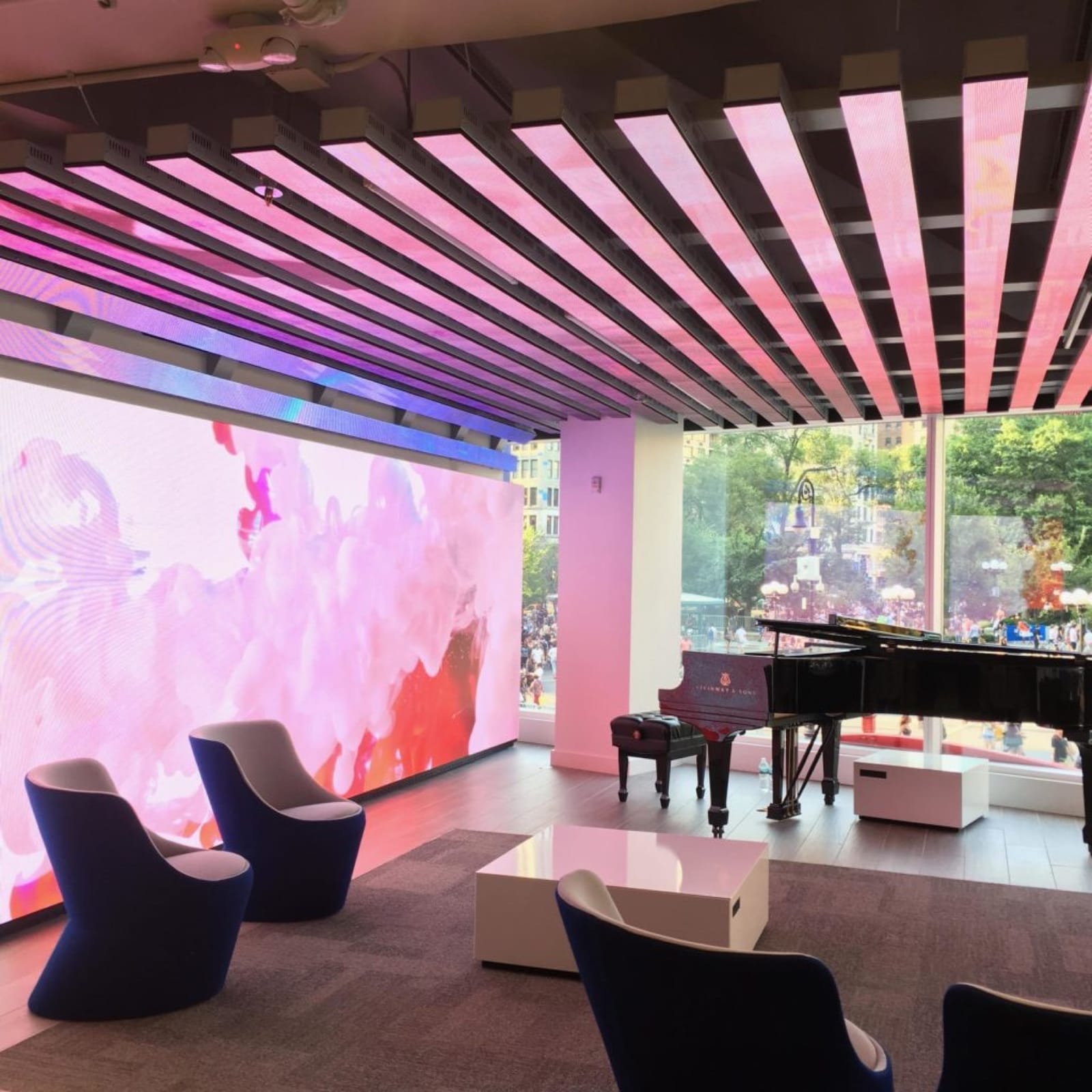 Capital One NYC location digital environment